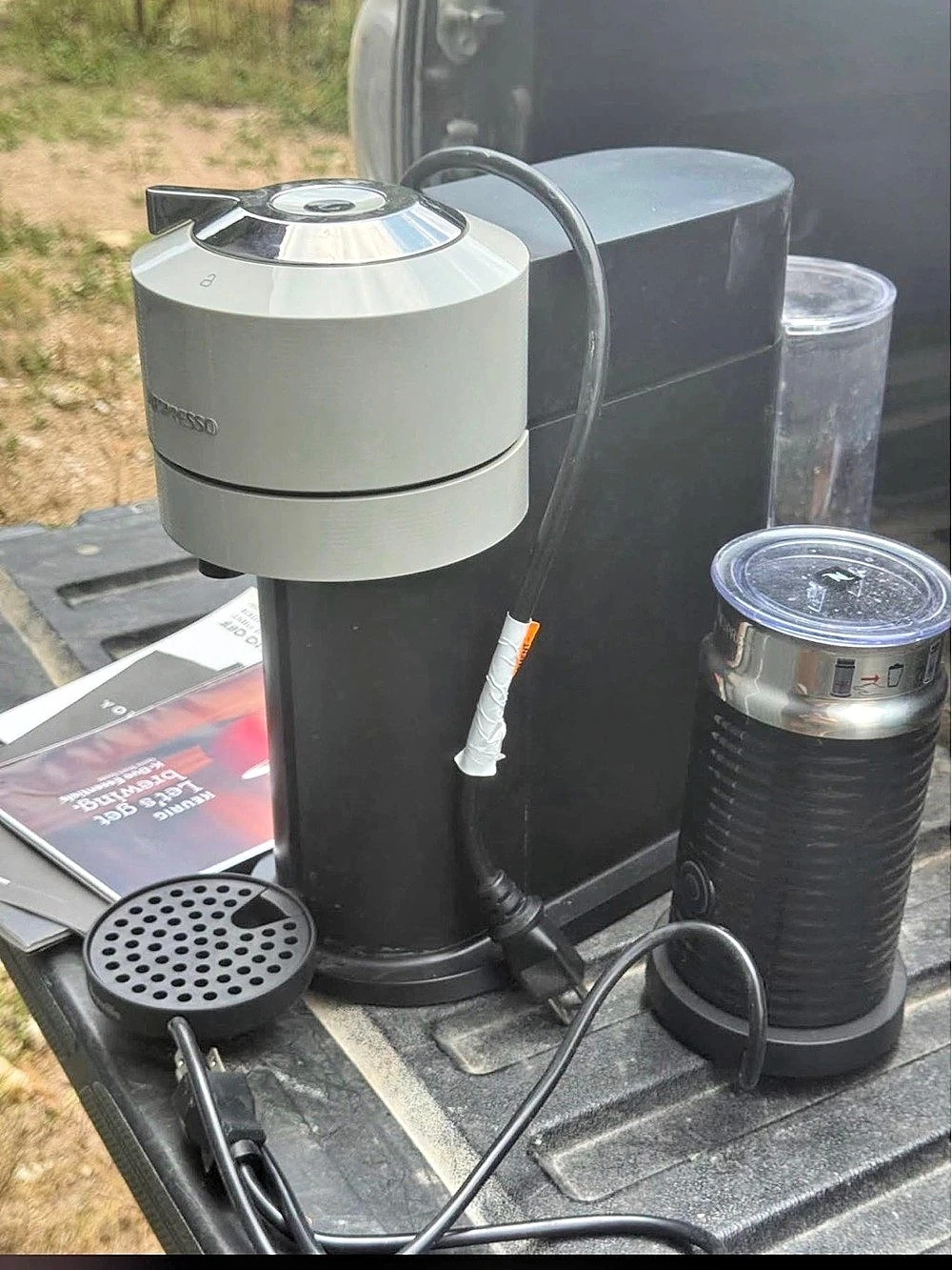 Nespresso Vertuo Pop+ Coffee Maker in Black & White